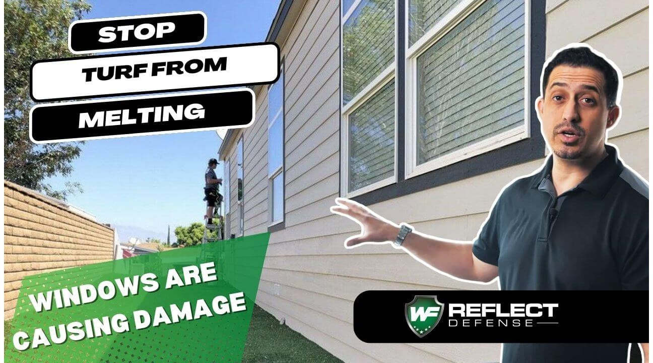 Why causes artificial turf or synthetic grass to melt?