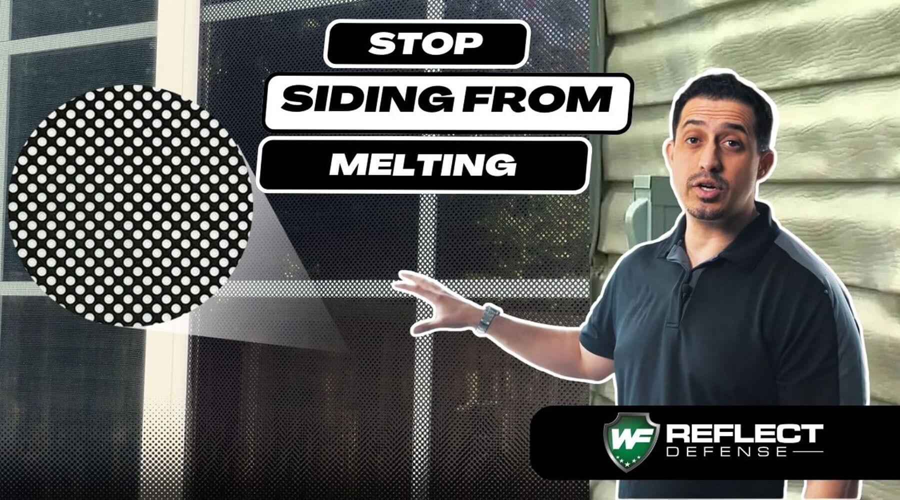 Protect Your Home from Melted Vinyl Siding with Anti-Reflective Window Film