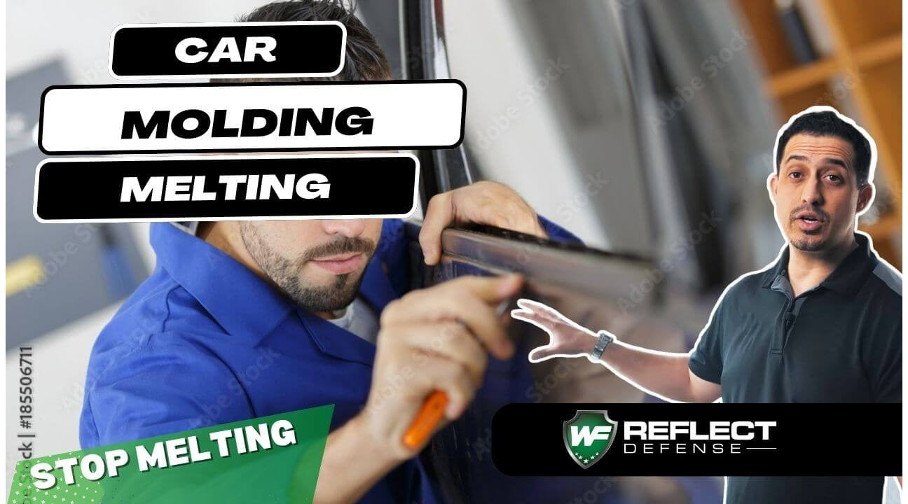 Why do car plastic moldings melt?