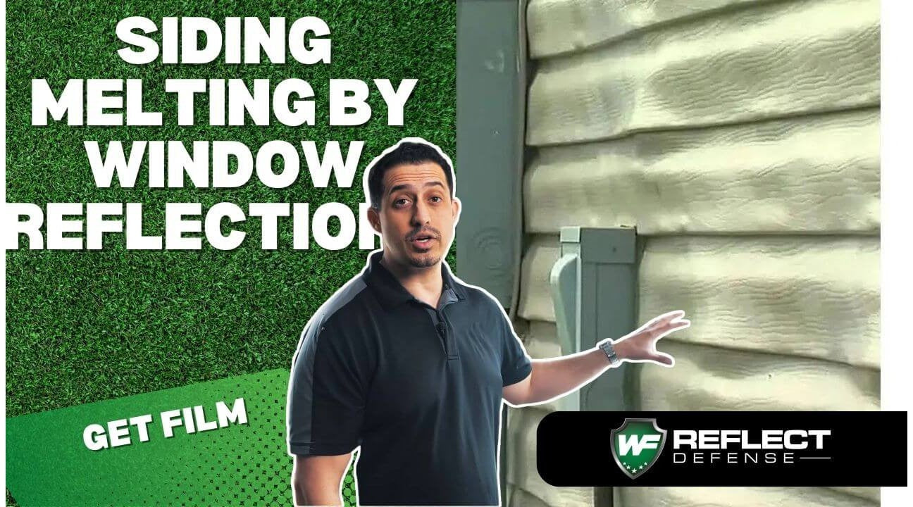 Best way to stop siding from melting?