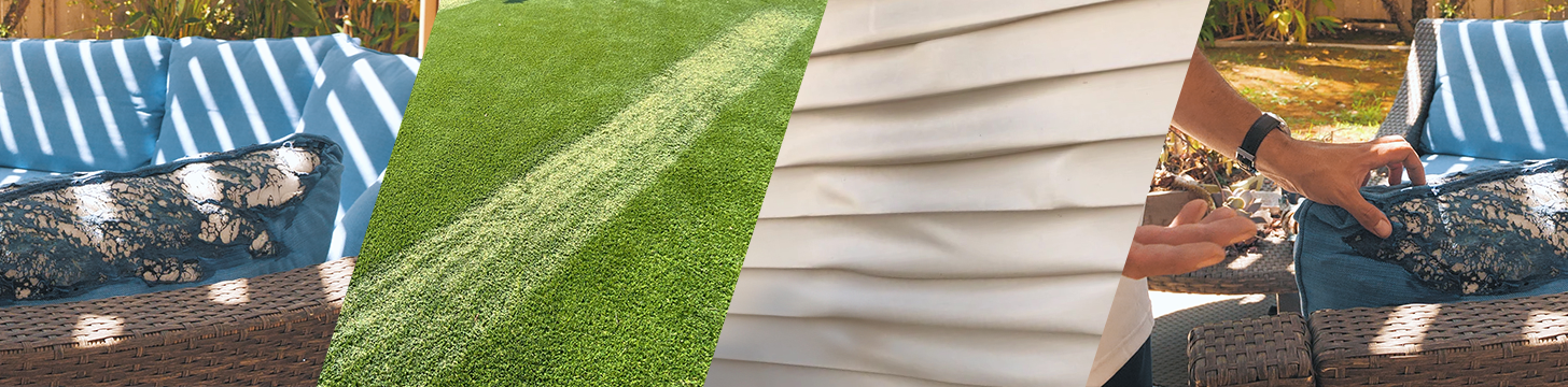Banner image of window reflections damaging patio furniture turf siding and more