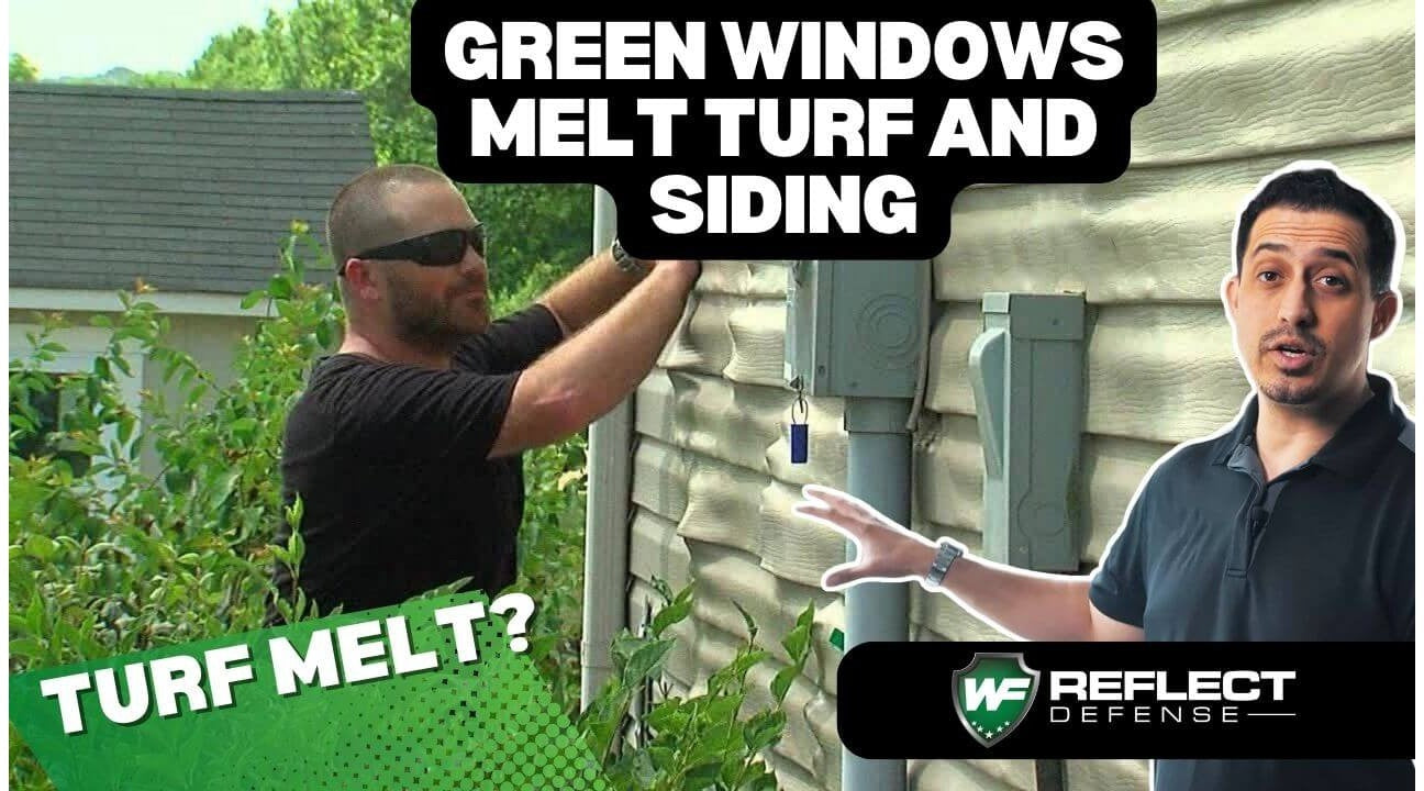 How to prevent siding from melting?